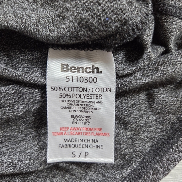 ⭐️Bench Gray Tshiet With Logo Soze Small - Picture 4 of 5